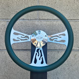 14" Billet Flame Half Wrap- Vinyl