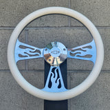 14" Billet Flame Half Wrap- Vinyl