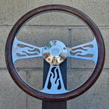 14" Billet Flame Half Wrap- Hydro Dipped