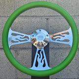 14" Billet Flame Half Wrap- Vinyl