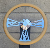 14" Billet Flame Half Wrap- Vinyl