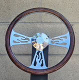 14" Billet Flame Half Wrap- Hydro Dipped