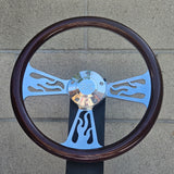 14" Billet Flame - Mahogany