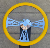 14" Billet Flame Half Wrap- Vinyl