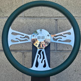 14" Billet Flame Half Wrap- Vinyl