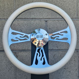 14" Billet Flame Half Wrap- Vinyl