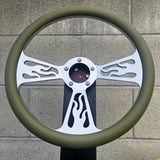 14" Billet Flame Half Wrap- Vinyl