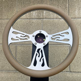 14" Billet Flame Half Wrap- Vinyl