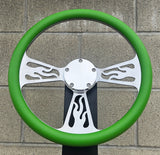 14" Billet Flame Half Wrap- Vinyl