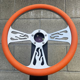 14" Billet Flame Half Wrap- Vinyl