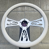 14" Billet Flame Half Wrap- Vinyl