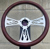 14" Billet Flame Half Wrap- Vinyl