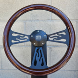 14" Black Flame - Mahogany