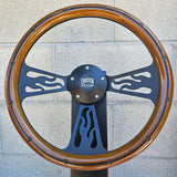 14" Black Flame - Mahogany