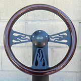 14" Black Flame - Mahogany