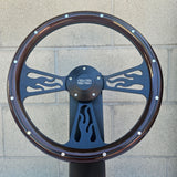 14" Black Flame - Mahogany