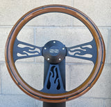 14" Black Flame - Mahogany