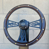 14" Black Flame - Mahogany