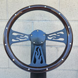 14" Black Flame - Mahogany