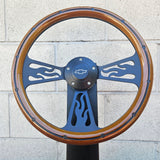 14" Black Flame - Mahogany