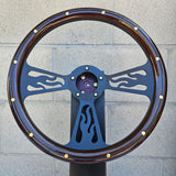 14" Black Flame - Mahogany