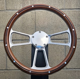 14" Billet Muscle - Mahogany