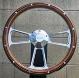 14" Billet Muscle - Mahogany