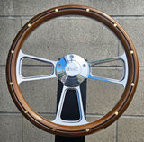14" Billet Muscle - Mahogany