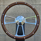 14" Billet Muscle - Mahogany