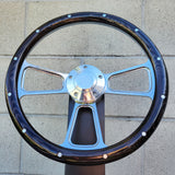14" Billet Muscle - Dark Flame Pine