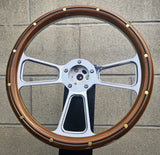 14" Billet Muscle - Mahogany