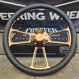 14" Rose Gold Billet Muscle - Half Wrap