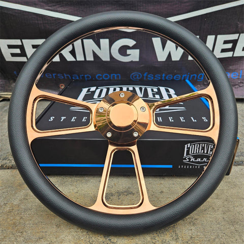 14" Rose Gold Billet Muscle - Half Wrap