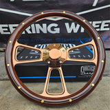 14" Rose Gold Billet Muscle - Half Wrap