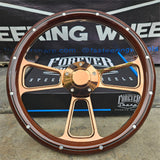 14" Rose Gold Billet Muscle - Half Wrap