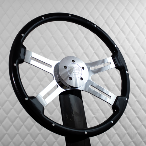 18" Dual Classic - Black with Aluminum Rivets