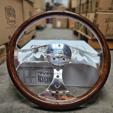 BLACK FRIDAY 2025: 18" Chrome Big Boy - Dark Wood