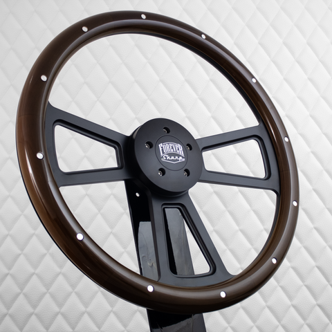 18" Black Muscle Half Wrap - Wood