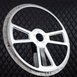 18" Polished Half Wrap Muscle Wheel- Vinyl