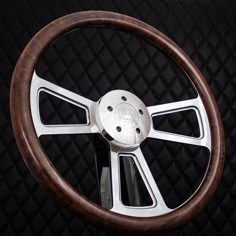 18" Half Wrap Muscle Wheel- Polished