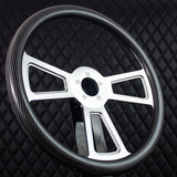 18" Polished Half Wrap Muscle Wheel- Hydro Dipped