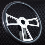 18" Polished Half Wrap Muscle Wheel- Hydro Dipped