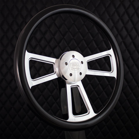 18" Polished Half Wrap Muscle Wheel- Hydro Dipped