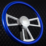 18" Polished Half Wrap Muscle Wheel- Hydro Dipped