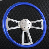 18" Polished Half Wrap Muscle Wheel- Hydro Dipped