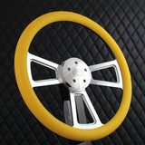 18" Polished Half Wrap Muscle Wheel- Vinyl