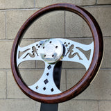 18" Polished Pin-Up Half Wrap