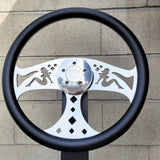 18" Polished Pin-Up Half Wrap