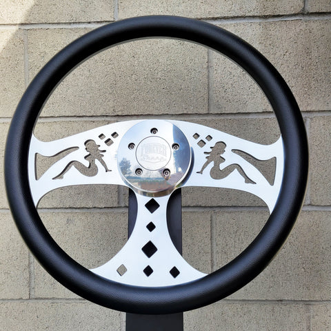 18" Polished Pin-Up Half Wrap