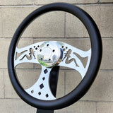 18" Polished Pin-Up Half Wrap